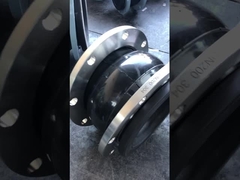 DN15-DN4000 Pipe Flexural Rubber Expansion Joint dengan Dukungan Katup dan 304 Flange