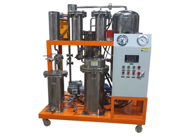 Double Stage Vacuum Transformer Minyak Mesin Filtrasi Bahan Baja Karbon