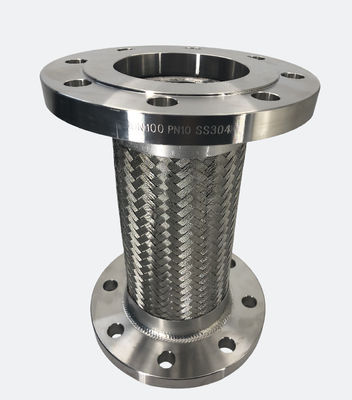 SS 304 Stainless Steel Metal Garden Hose Flange Corrugated Air Conditioning Tank Metal Hose Dipotong