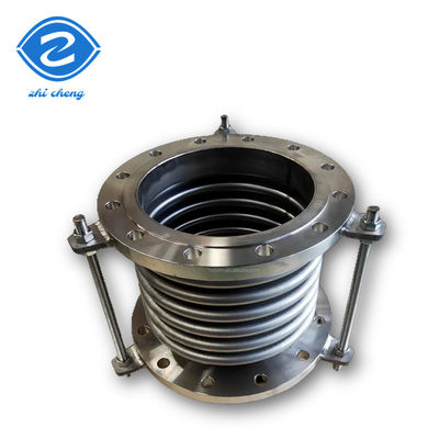 304 316 Vacuum Tie Dn50 100 200 Karet Metallic Bellow Flange Tipe Metal Bellows Expansion Joints Bergelombang