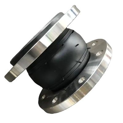 12 Inch Rubber Expansion Joint Untuk Pipe Din Pn16 Dn100 Dn200 Carbon Steel Galvanized Flange Epdm Drainage