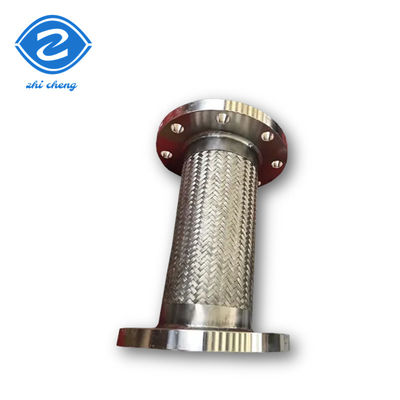 SS304 Flange Joint Corrugated Stainless Steel Metal Hose Untuk Steam Air Conditioning Tank DN32 DN3000mm