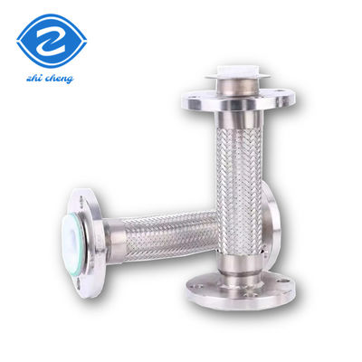 DN32 DN3000mm Lp Radiator Gas Stainless Steel Dipalsukan Selang Flanged Metal