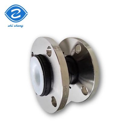 Kode Kepala Bulat Ss304 Sambungan Flange Pipeline Kimia Epdm Ptfe Liner Gummi Expansion Joint