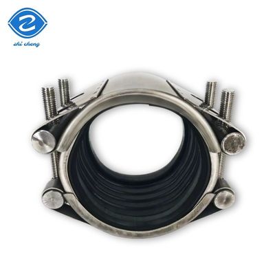 Dual Lock Secure Radial Hydraulic Compensation Non-Welded Repair Adaptive Sealing Pipe Connector Pressure Operation ≤4.0MPa Kit Perbaikan Pipa Cepat