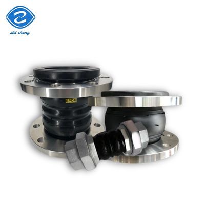 ANSI Carbon Steel Single Sphere Flanged Flexible Rubber Compensator Expansion Joint Epdm Nbr Connector Flexible Bellow Compensator Expansion Joint