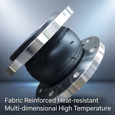 12 Inch Rubber Expansion Joint Untuk Pipe Din Pn16 Dn100 Dn200 Carbon Steel Galvanized Flange Epdm Drainage