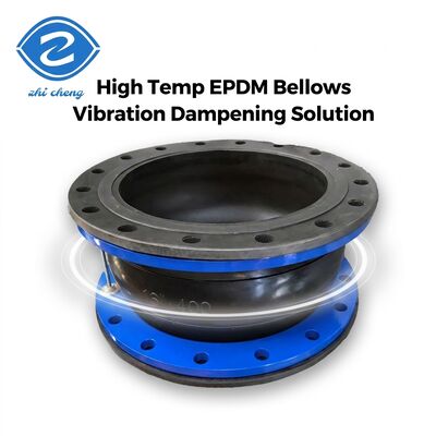 DN25-DN3000 elastis pipa ekstensi sendi karet Penuh End-Seal Flanged Bellows EPDM Single Sphere